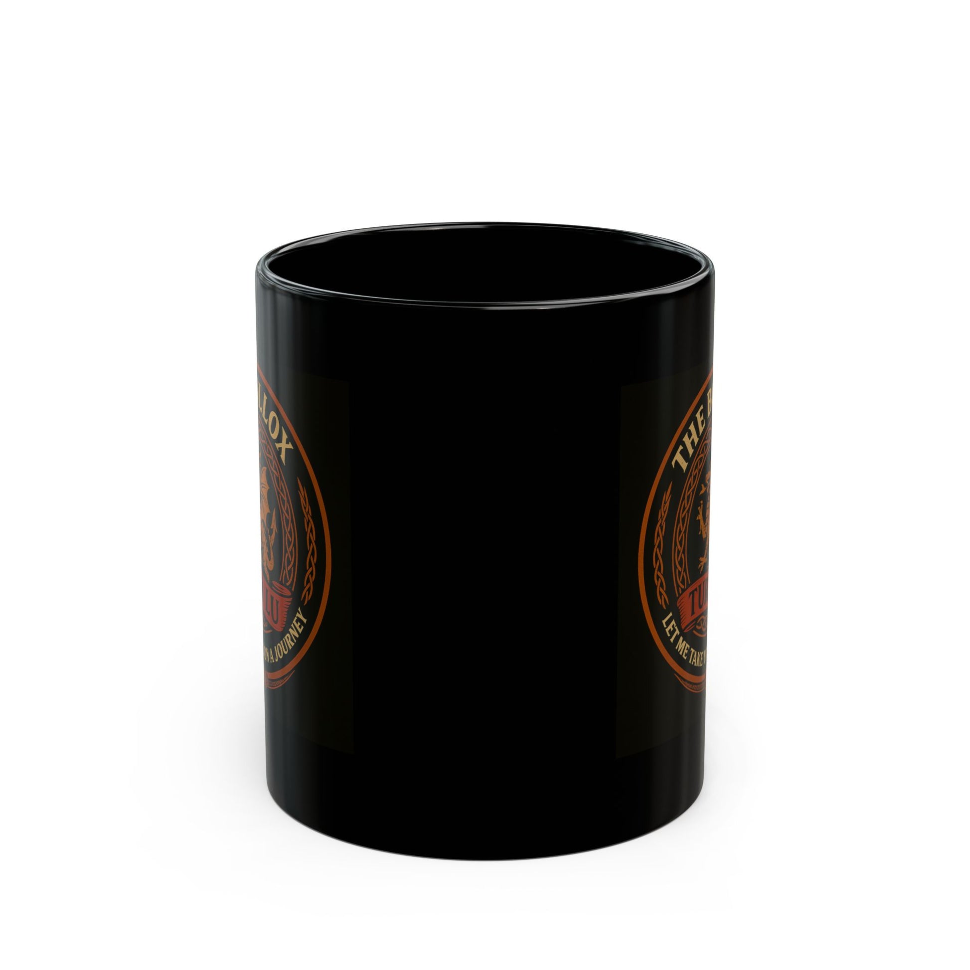 Tura Lu Black Mug