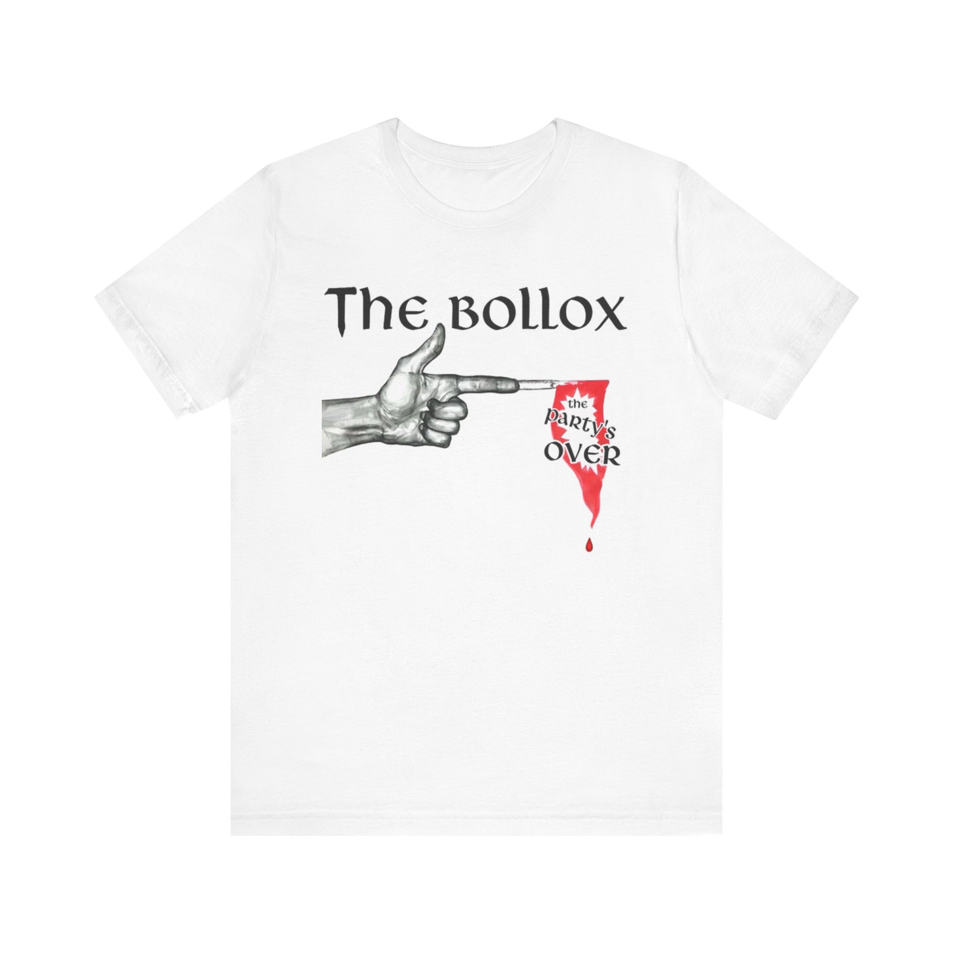 The Party’s Over Tee White