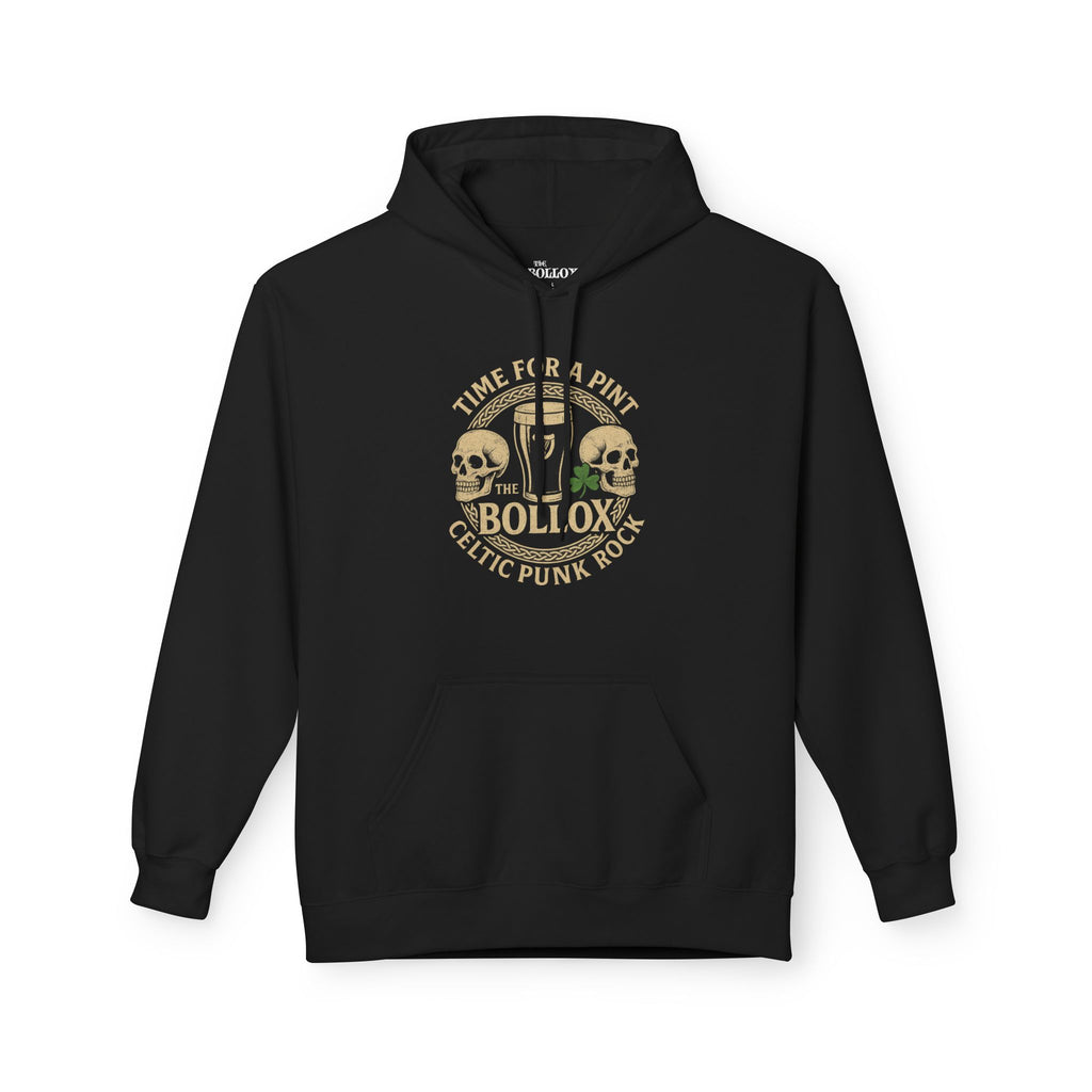 The Bollox – Celtic Punk Rock “Time for a Pint” Hoodie